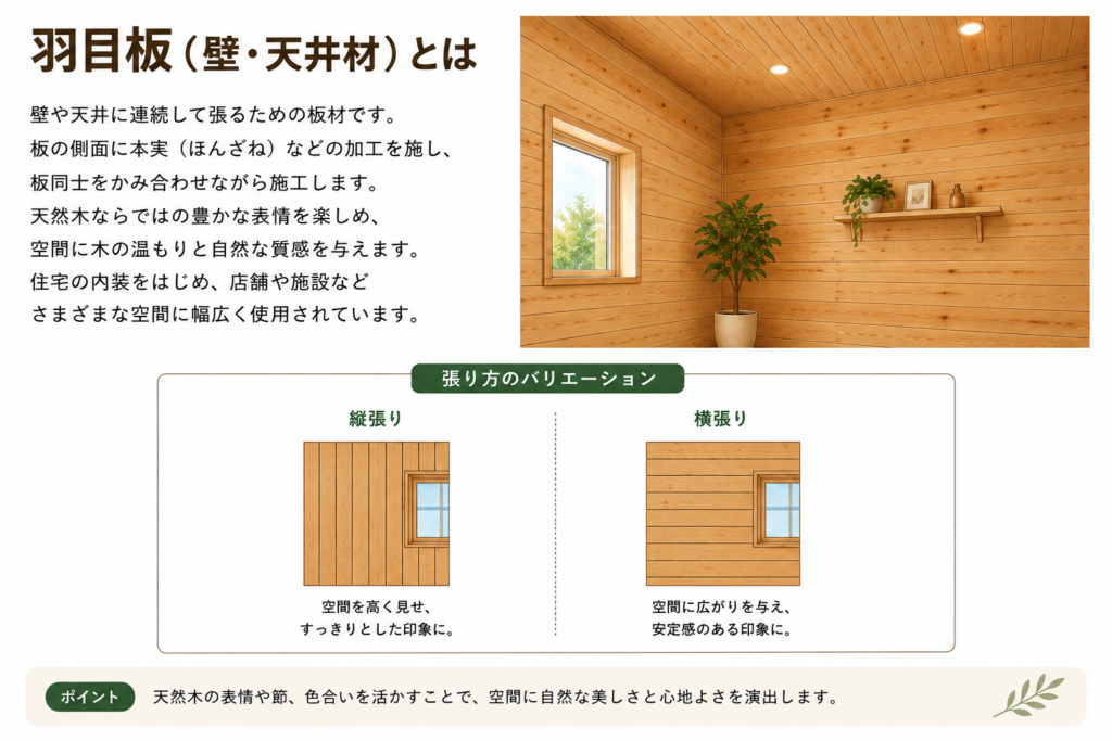 羽目板（壁・天井材）